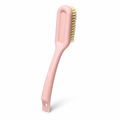 Multi-Purpose Long Handle Cleaning Brush with Dense Soft Bristles for Shoes, Clothes, Bathroom and Household Cleaning